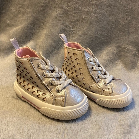 Wonder Nation Shoes Girls Size‎ 2 Velcro New - Picture 1 of 7